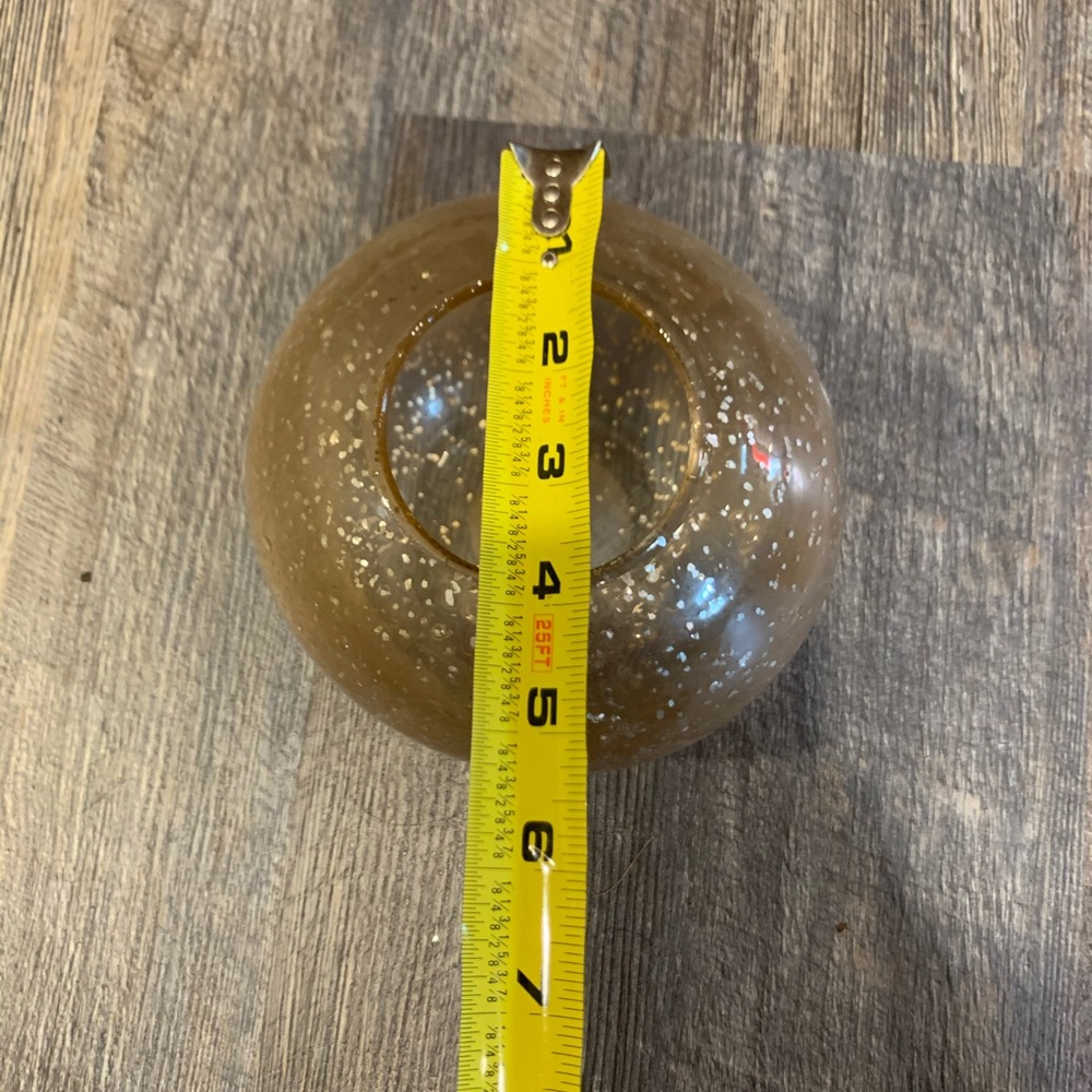 West Elm decorative glass jar vase - Picture 4 of 4